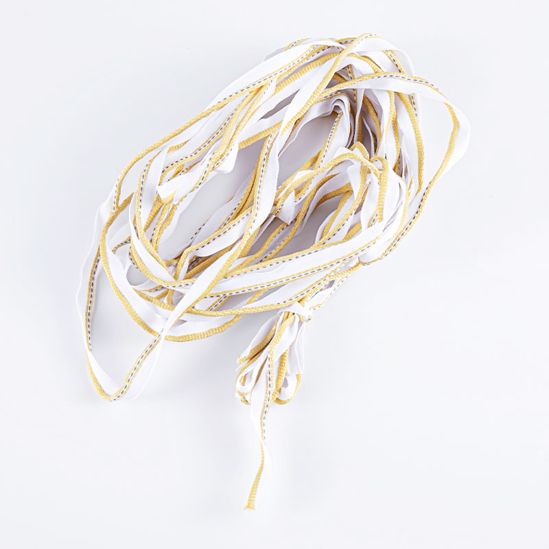 1,0 cm reflektierendes Polyesterband für Bekleidungszubehör mit Kompressionsverschleißfestigkeit