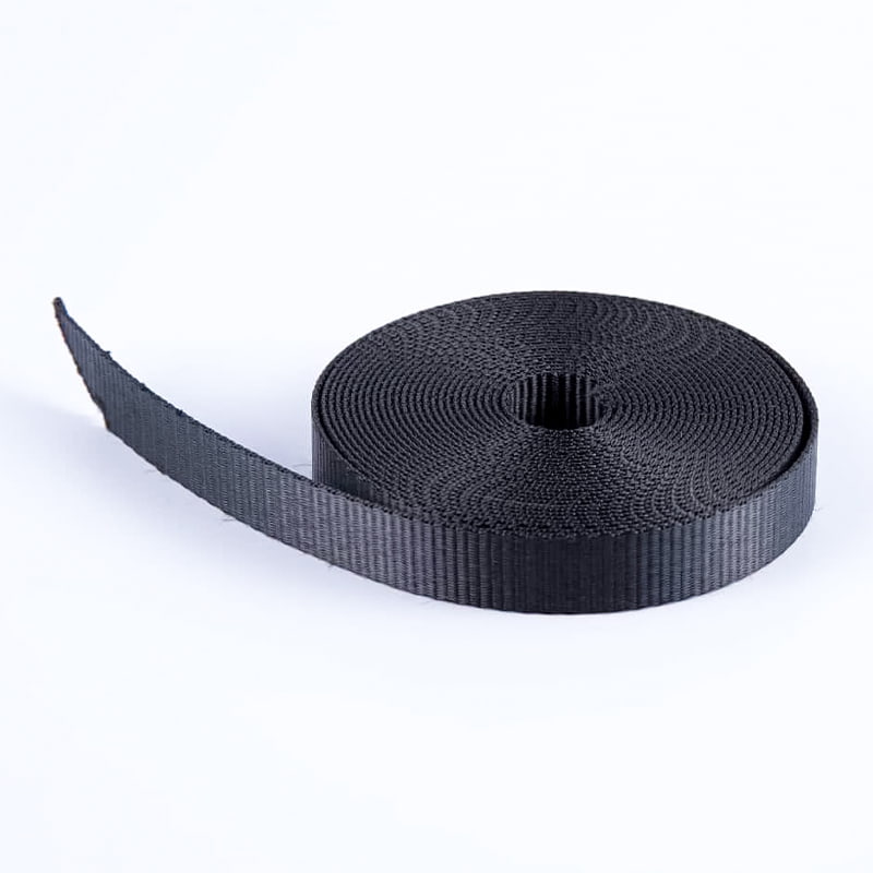 2,0 cm starkes, atmungsaktives, einfarbiges Polyester-Gurtband